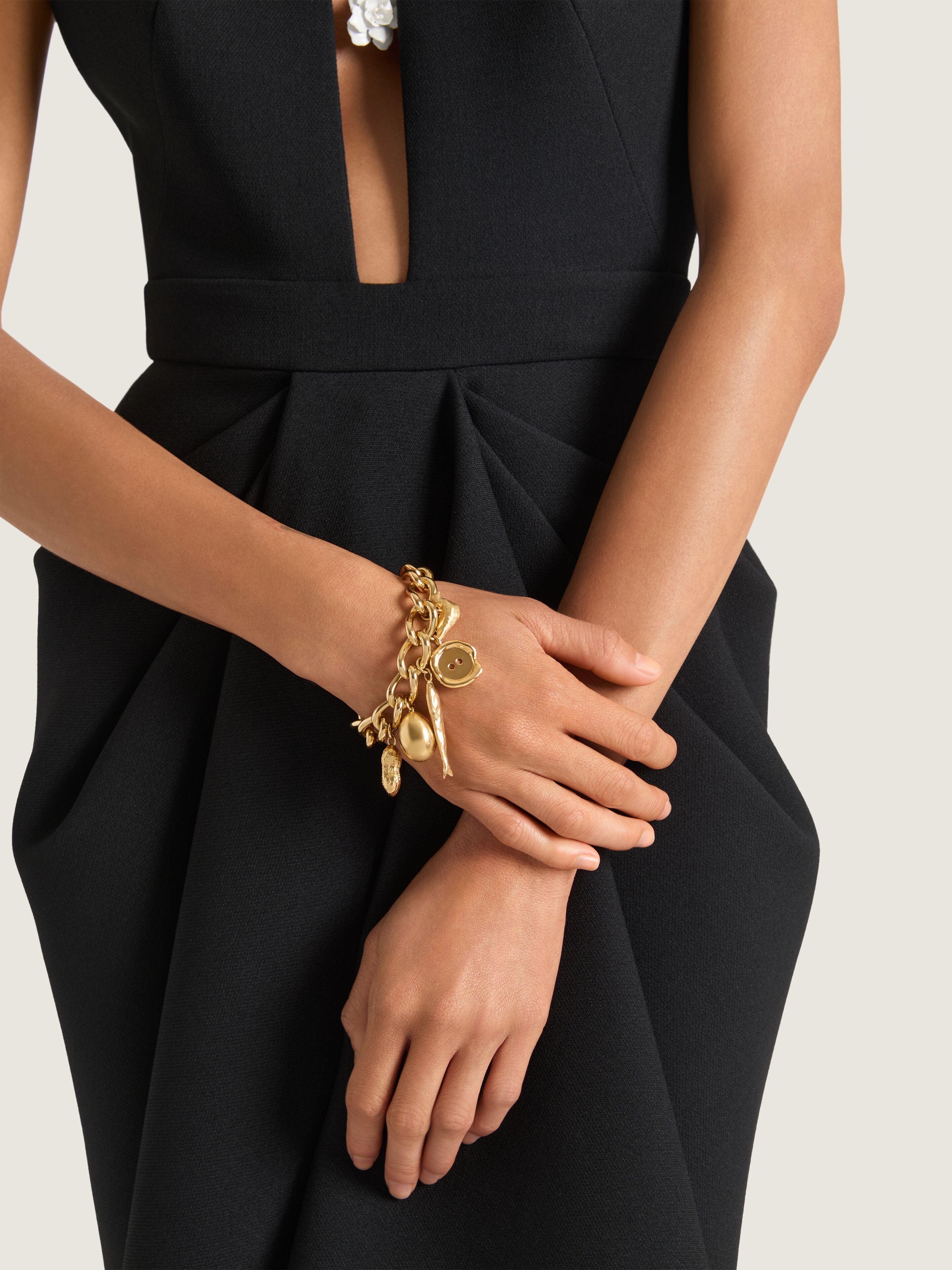 ラッキーチャーム メタル ブレスレット